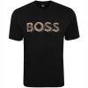 Hugo Boss t-shirt koszulka na krótki rękaw męska czarna duże logo